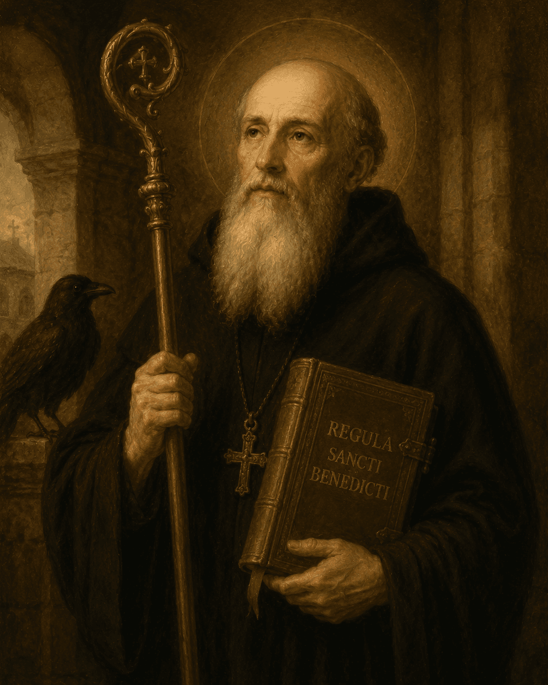 Retrato de São Bento de Núrsia